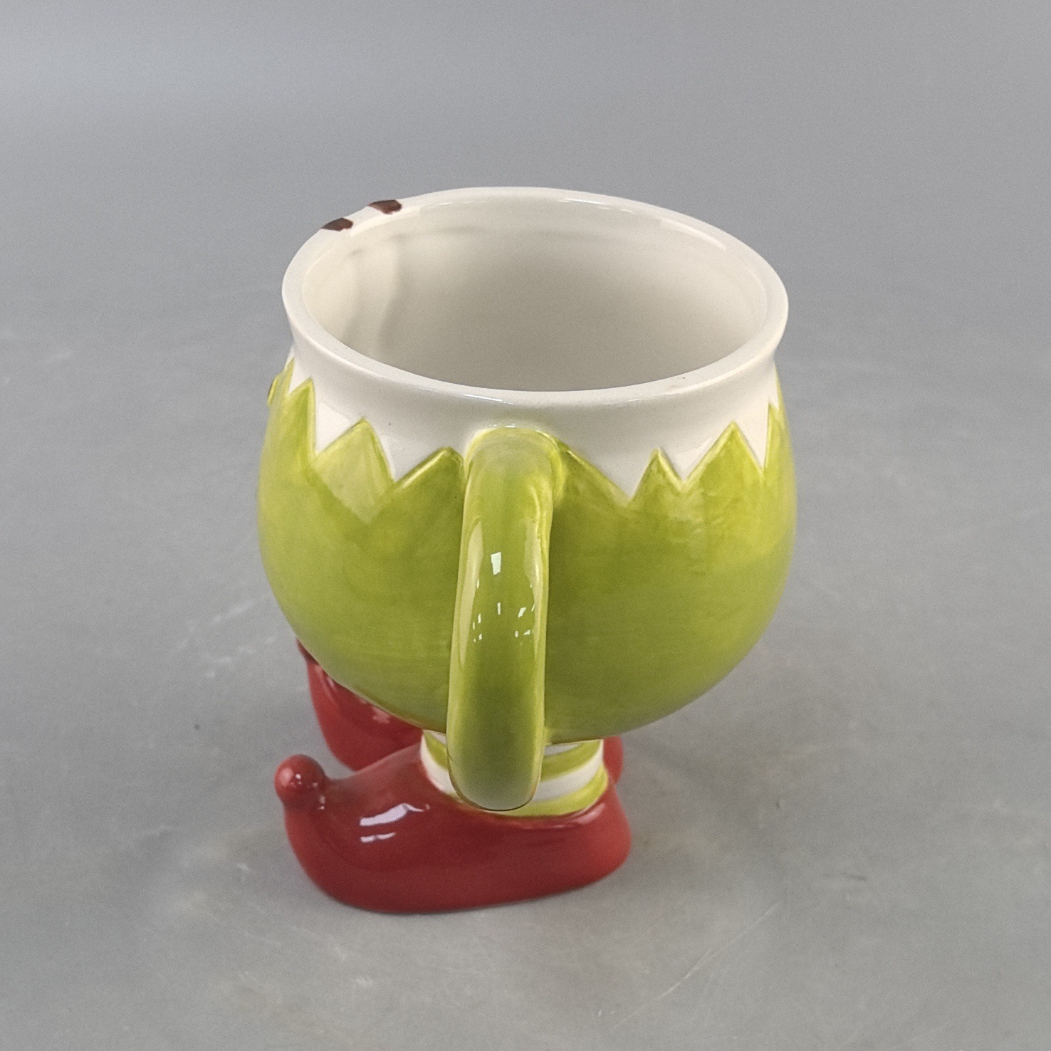 Ventas transfronterizas calientes de cerámica de Navidad rey de cerámica copa copa de cerámica copa de café americana taza creativa pintada a mano taza