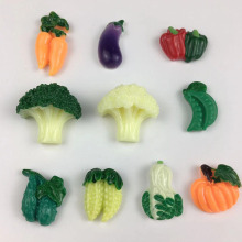 仿真食玩蔬菜西蘭花茄子青椒南瓜白菜樹脂配件手機殼發夾飾品配件