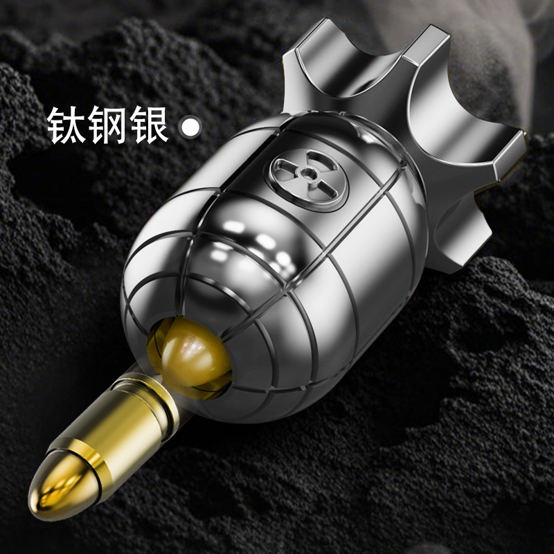 Agente niño lanzador de aleación modelo de misil pistola de bala blanda giratoria descompresión juguete para niños regalo para adultos