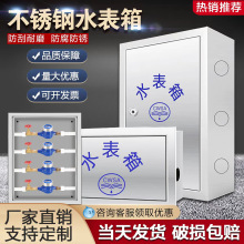 201不锈钢水表箱加厚明装暗装户外自来水家用水表箱遮挡箱