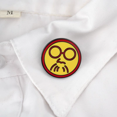 Enamel Pin with Glasses – Yaxa sancaqları