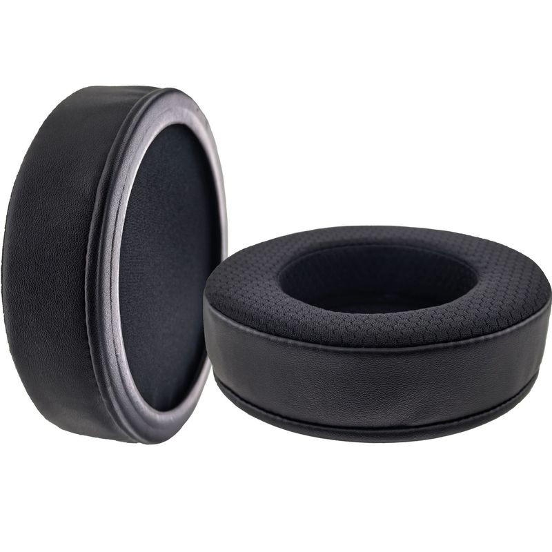 Dry Sound Winter and Summer Earphone Sponge Pad Cover Flat Bevel Slip-On Installation Round Black Football Mesh Nano Velvet