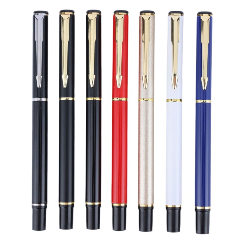 Metal Large-Capacity Gel Pen Ball Pen Business Office Signature Pen Advertising Pen Printed Logo Gift Pen 801