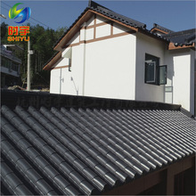 别墅住宅屋面仿古琉璃瓦  0.6mm厚彩钢瓦 765型彩钢金属瓦