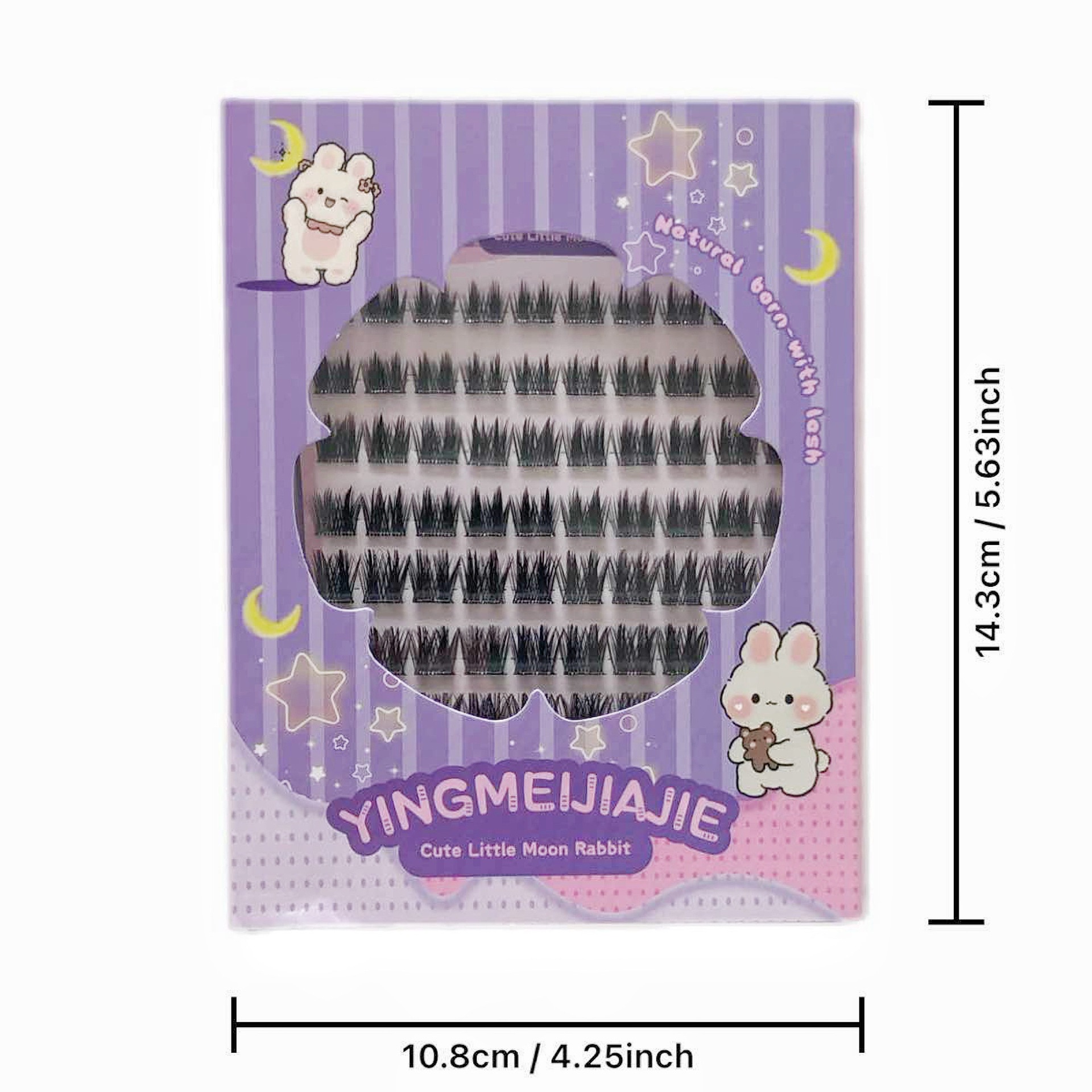 Las pestañas falsas transfronterizas, pestañas sin pecado, adecuadas para el baile de máscaras, segmentos europeos y estadounidenses, pestañas falsas sin pegamento.