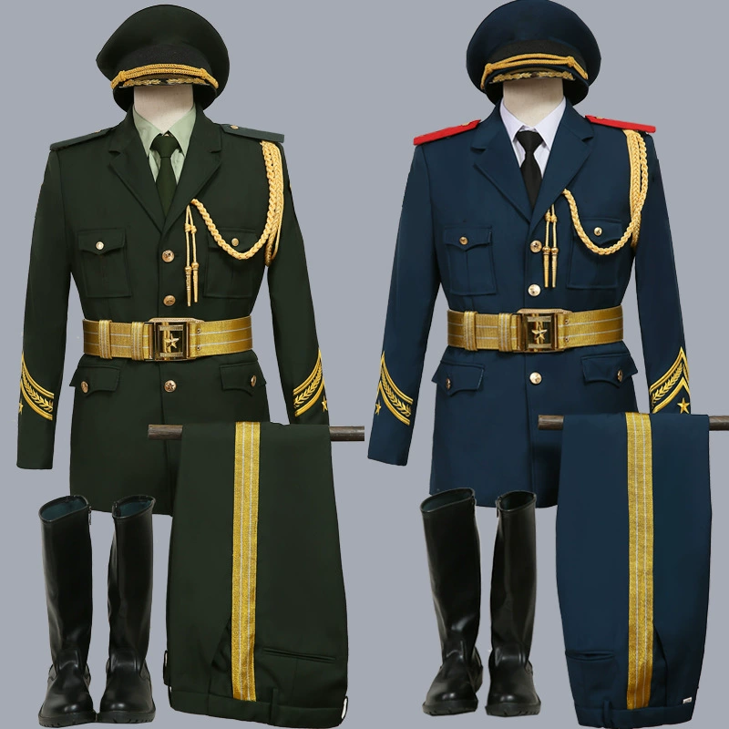 Национальный Флаг Класс Почетный Гвардии Одежда Школа Церемония Поднятия Флага Одежда Консьержа Студенты Высококачественный Флаг Raiser Guard Платье Зеленое