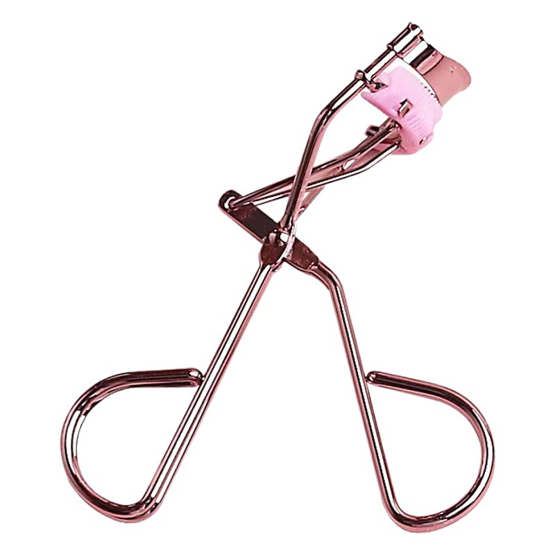 Hot Pink rizador de pestañas con peine novato curling pestañas postizas herramienta auxiliar curling Dispositivo portátil pestañas parciales