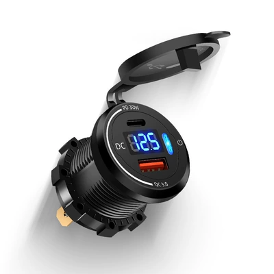 Dual Pd Super Fast Charging | Mobil şarj cihazları - wgs-mt07-525w-with-switch