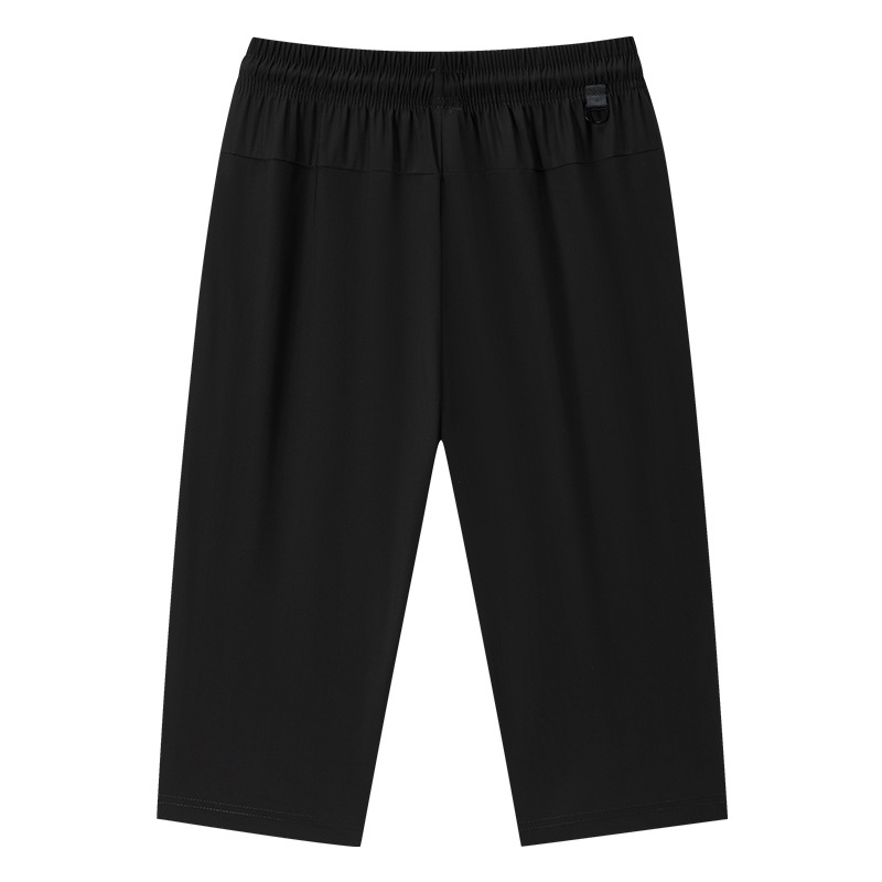 Pantalones casuales de nuevo estilo, pantalones de seda de hielo para hombres, pantalones con aire acondicionado para hombres, deportes transpirables, pantalones cortos de ocio, trajes de alta calidad