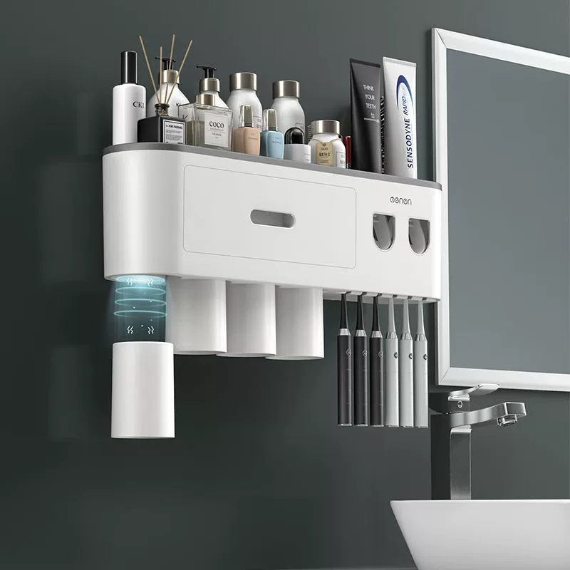Набор зубной щетки Grade Brushing Cup Rinse Wall - стиль туалета раздел Wall - крепление настенная сетка Red Storage Filet Tanking