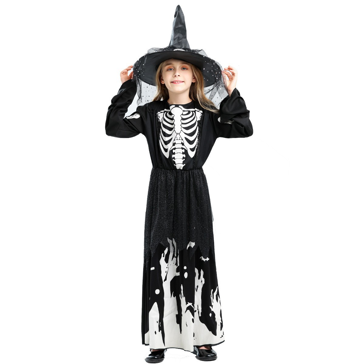 Светящаяся в темноте женская модель Death (без шляпы)