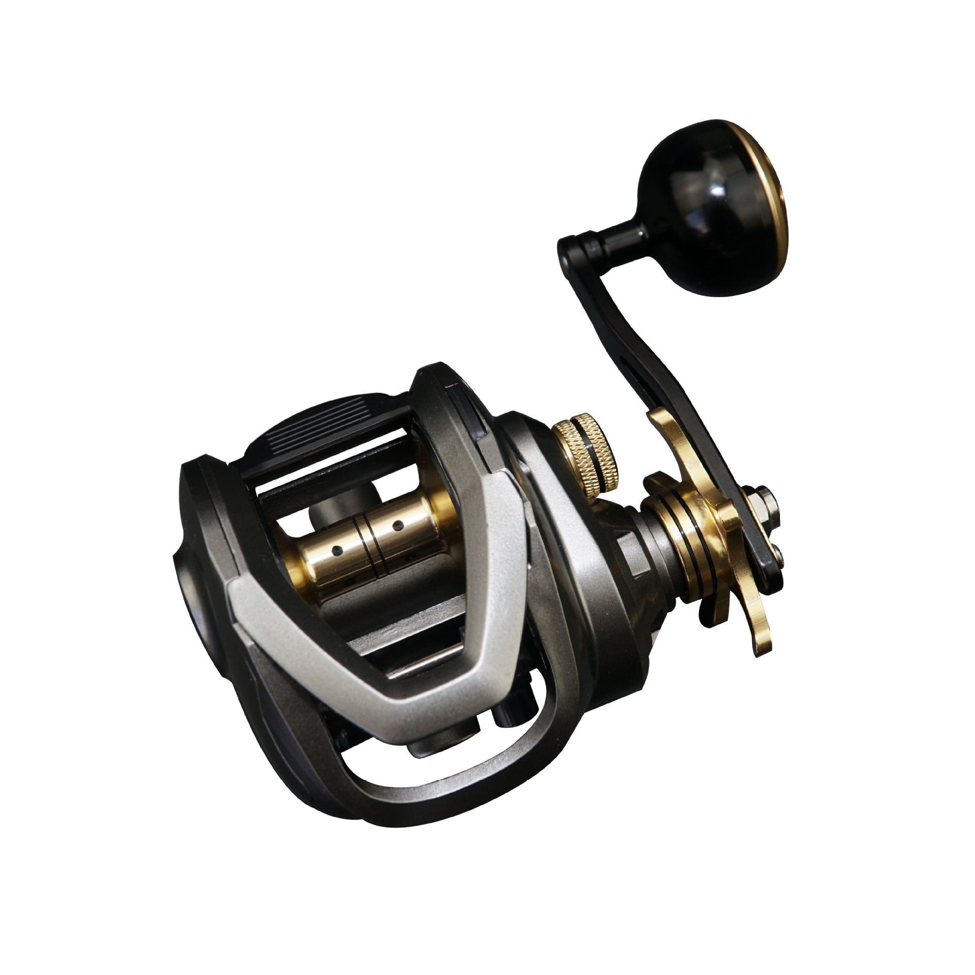 KD 15kg fuerza de freno completo metal alambre taza ultra-ligero agua gota rueda Luya anti-explosión línea tiro largo cuerpo ancho gran capacidad agua