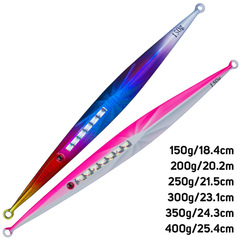 Wh4 Glow-in-the-Dark Speed Sinking Iron Lure, Boat Fishing Lead Fish Metal Hard Baits Mackerel Lure Fake Lure