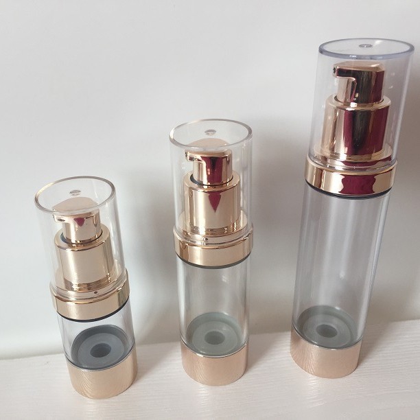 15 30 50毫升塑料真空瓶 化妆品包装塑料瓶 化妆容器定 制 批发