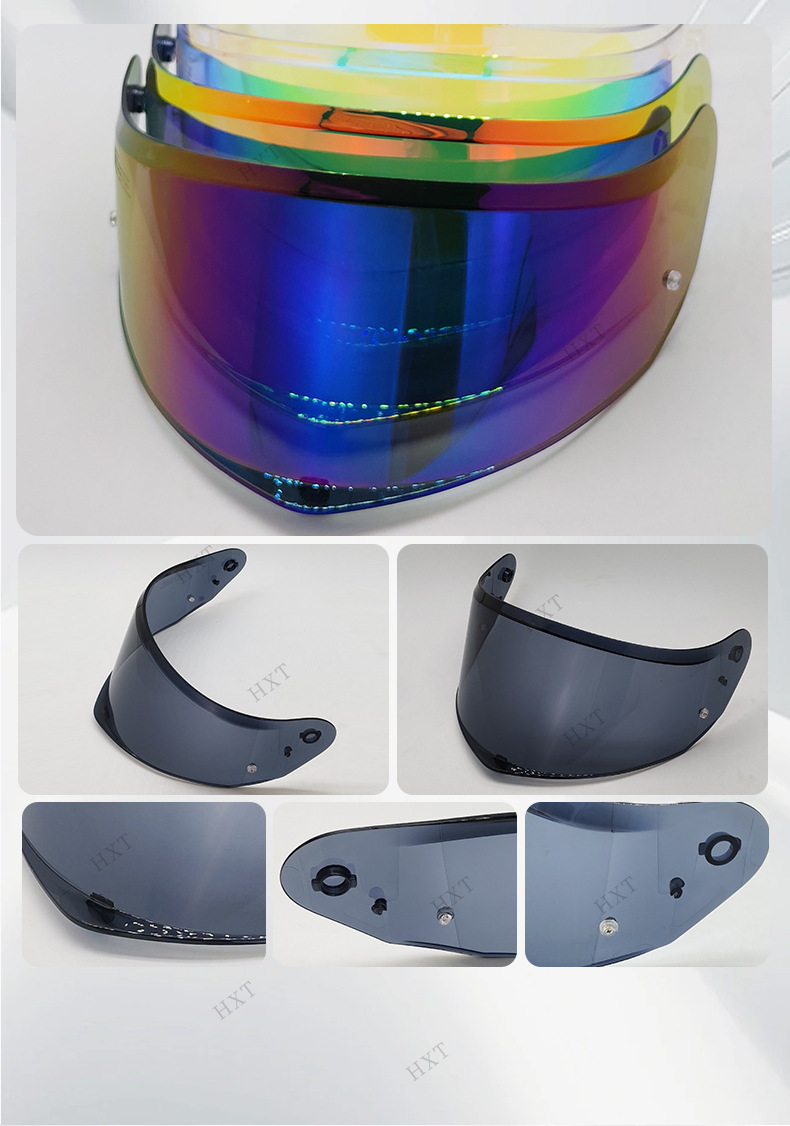 Ff808 Is Suitable for Ff808 Motorcycle Helmet Visor Lenses, Day and Night Universal Color-Changing Helmet Sun Protection Lens Accessories