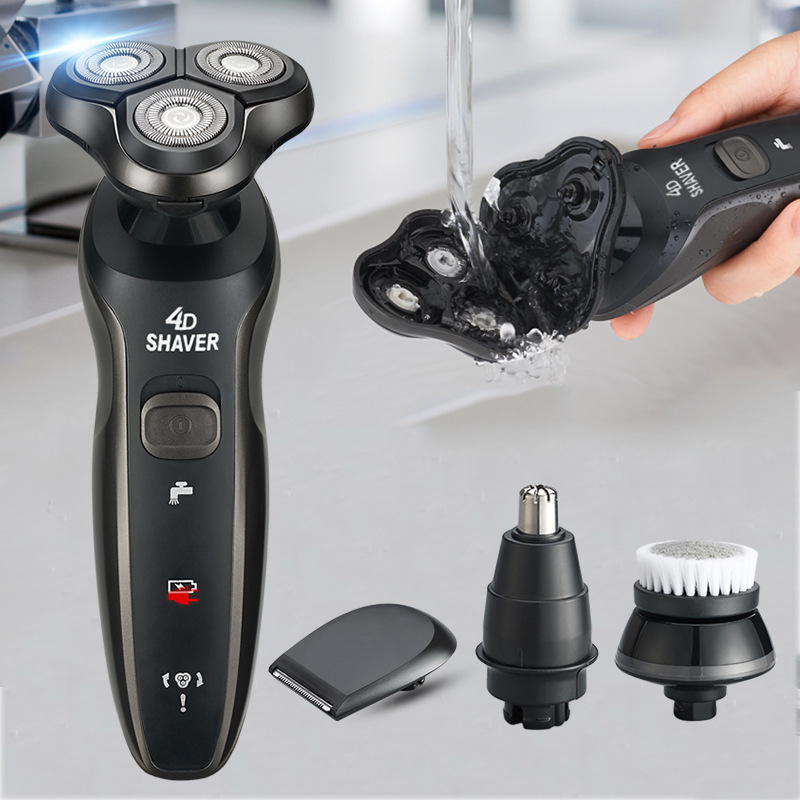 Men's rechargeable razor, 1159 three-in-one