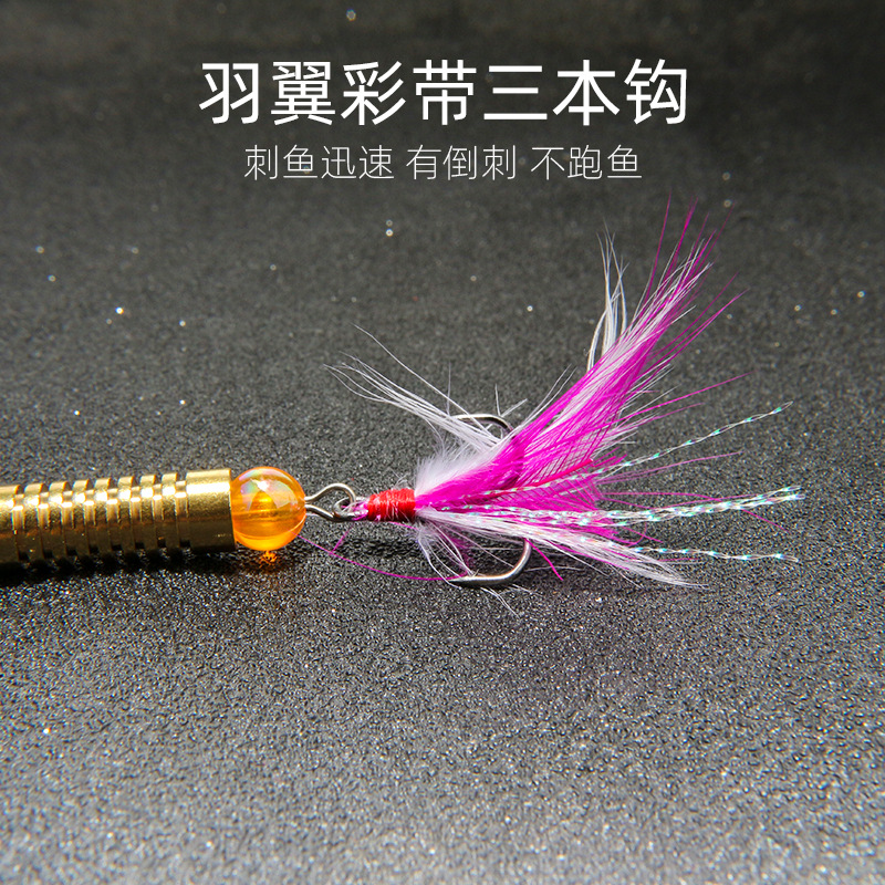 路亞假餌15克複合旋轉亮片飛旋遠投複合亮片馬口 手搖片 魚餌