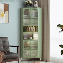 客厅转角柜卧室拐角置物柜靠墙脚落地三角柜可移动北欧简易厨房柜