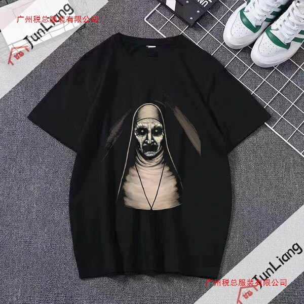 Summer cute short sleeve T-shirt for men and women with a round…