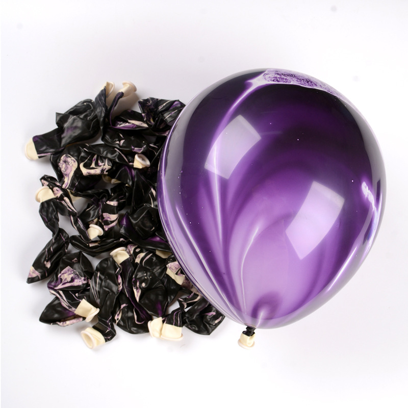 2,2G 10 pulgadas ágata patrón globo decoración boda Boda Sala Centro Comercial atmósfera diseño decoración colorido nube color látex bola