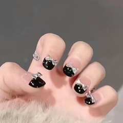 B615 Aroma Short Version Little Perfume Style Wearable Nail Stickers Removable False Nail Tabs Direct Factory Sale One Piece Shipping