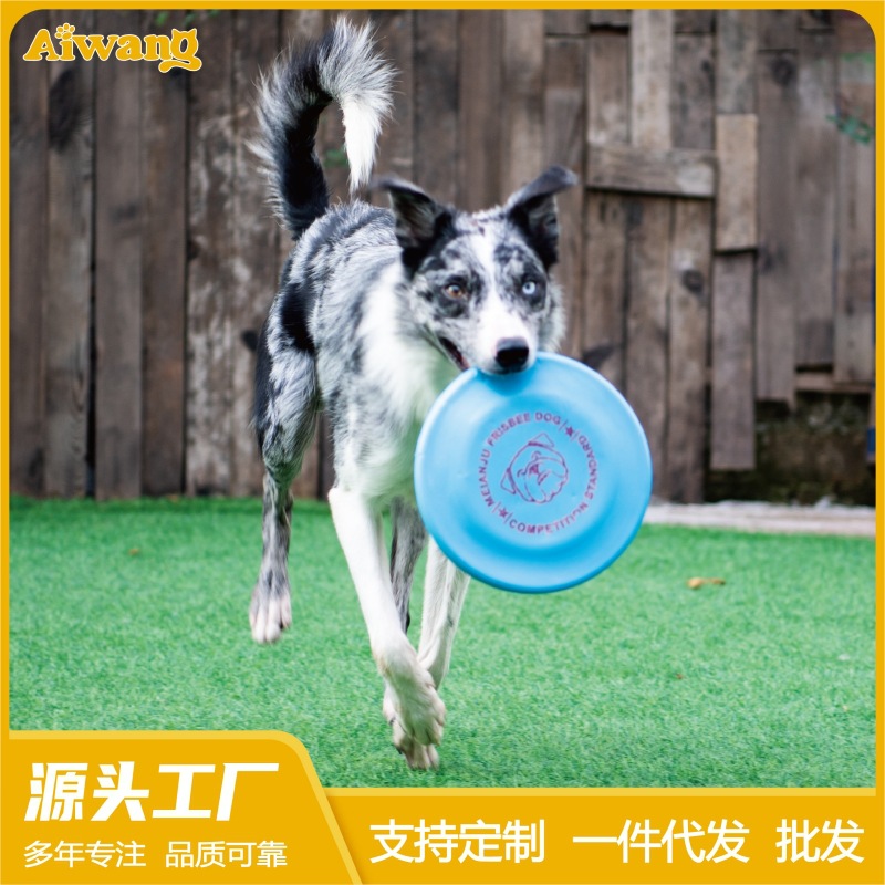 狗狗飞盘大中小型犬边牧金毛拉不拉多宠物训玩具TPR材质耐咬玩具