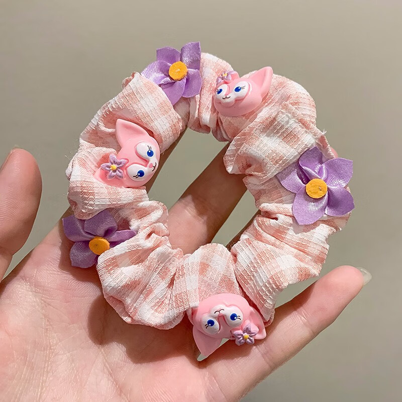 Leche azul (hermosa princesa) popularidad en línea coreana lindos ling nabel anillo de pelo intestino grande