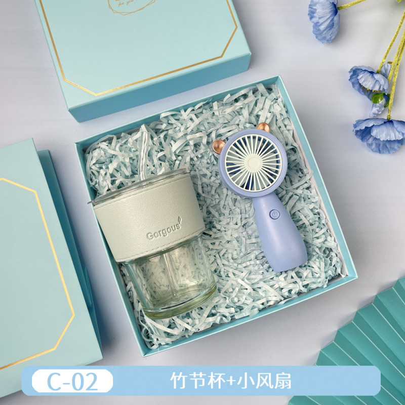伴手礼实用小礼品开业礼品公司送女员工客户杯子创意毛巾礼盒套装|undefined
