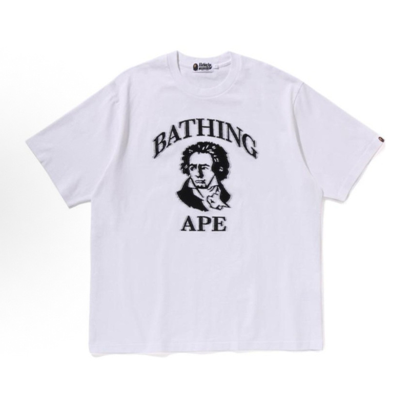 BAPE T-shirt Beethoven White