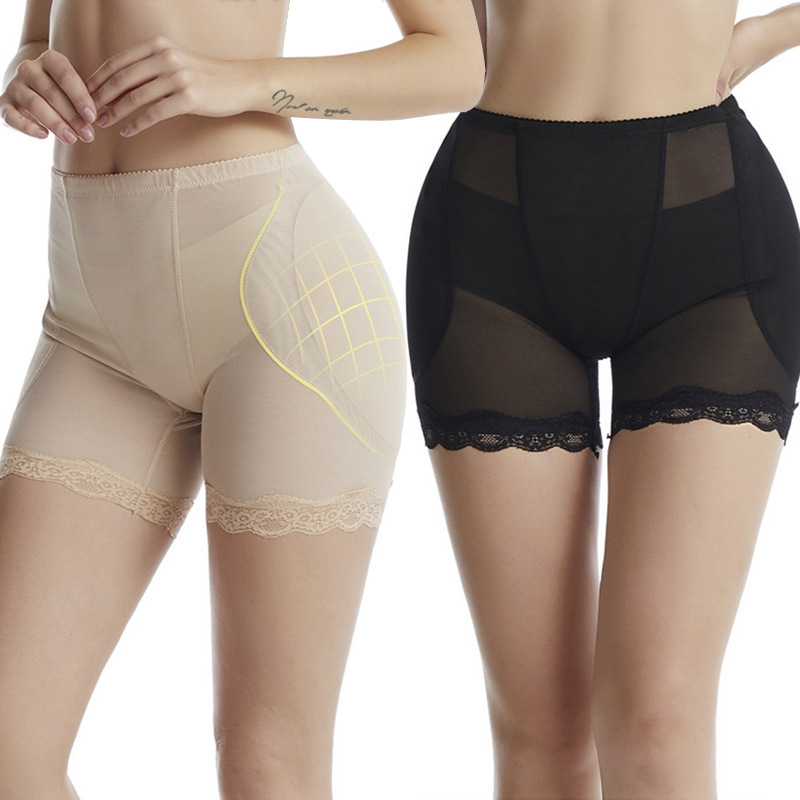 Fake butt hip-lifting pants body shaping women's improvement on both sides fake hip-width crotch depression increase fake hip-lifting artifact fill eight-word pit