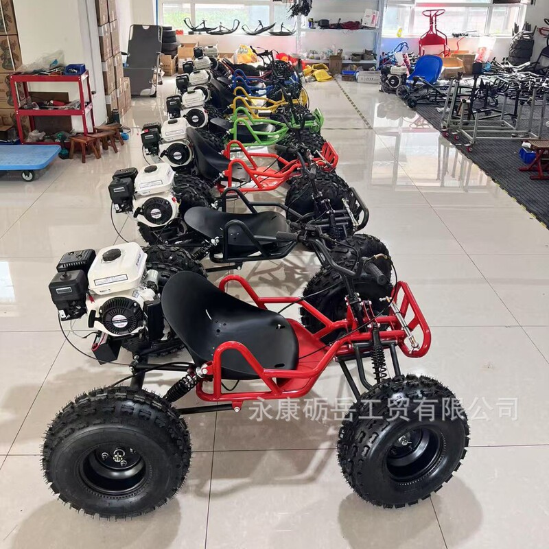 Off-Road Kart Outdoor Two-Stroke 6inch Red Go Kart Adult Fuel Drift Car Children's Atv
