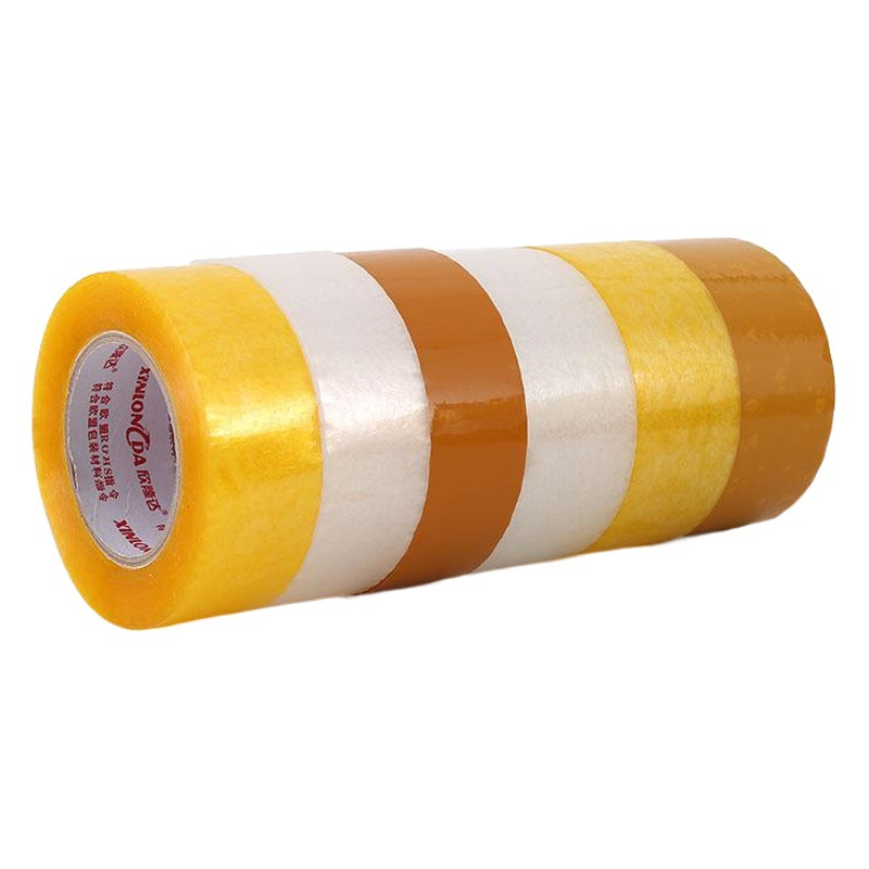 Cinta transparente cinta exprés cinta amarilla cinta de sellado caja completa al por mayor rollo grande cinta de impresión adhesiva transparente