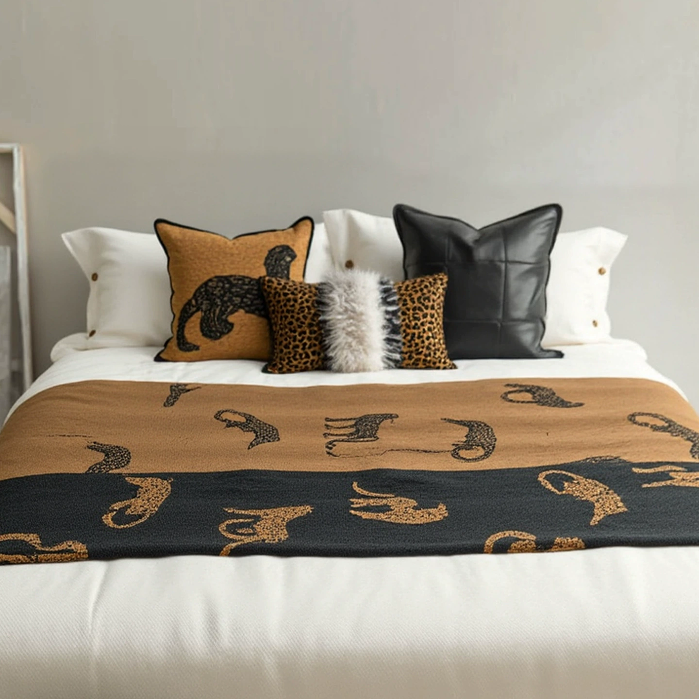 Современный простой стиль середины века постельное белье B&B отель модель комнаты выставочный зал прикроватное полотенце мягкий декор прикроватная подушка