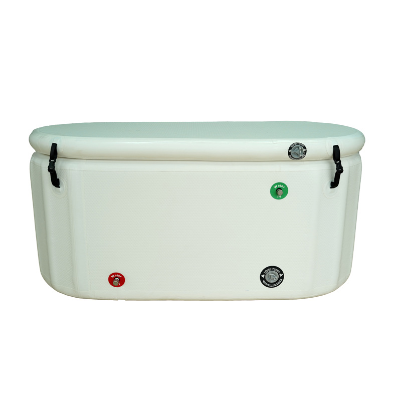 Inflable cubo de hielo atletas enfriamiento inflable baño PVC hogar hielo baño cubo bañera baño grande adulto