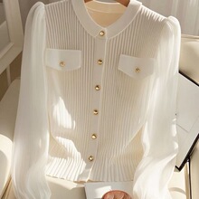 �紺��˿��ɫ��֯����Ů����2026�¿���Ƹ�ʱ�м�����������