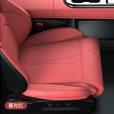 Universal seat cover – for both driver and passenger - 002-twilight-red-leg-rest-cushion-1-piece-set-62cmx40cm
