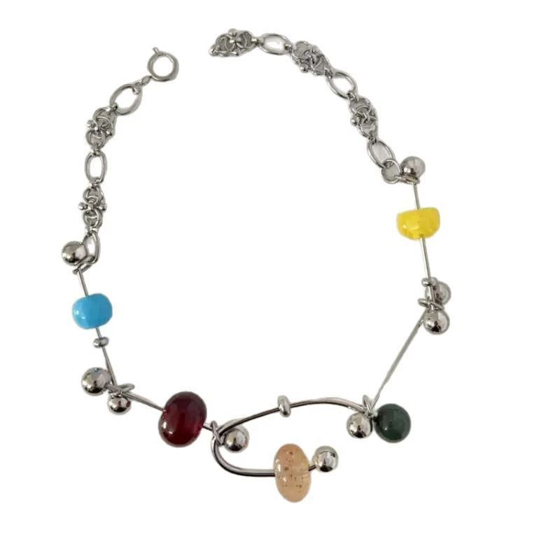 Mixed fresh necklace handmade for men and women, design chain for key bag , material, simple and elegant design