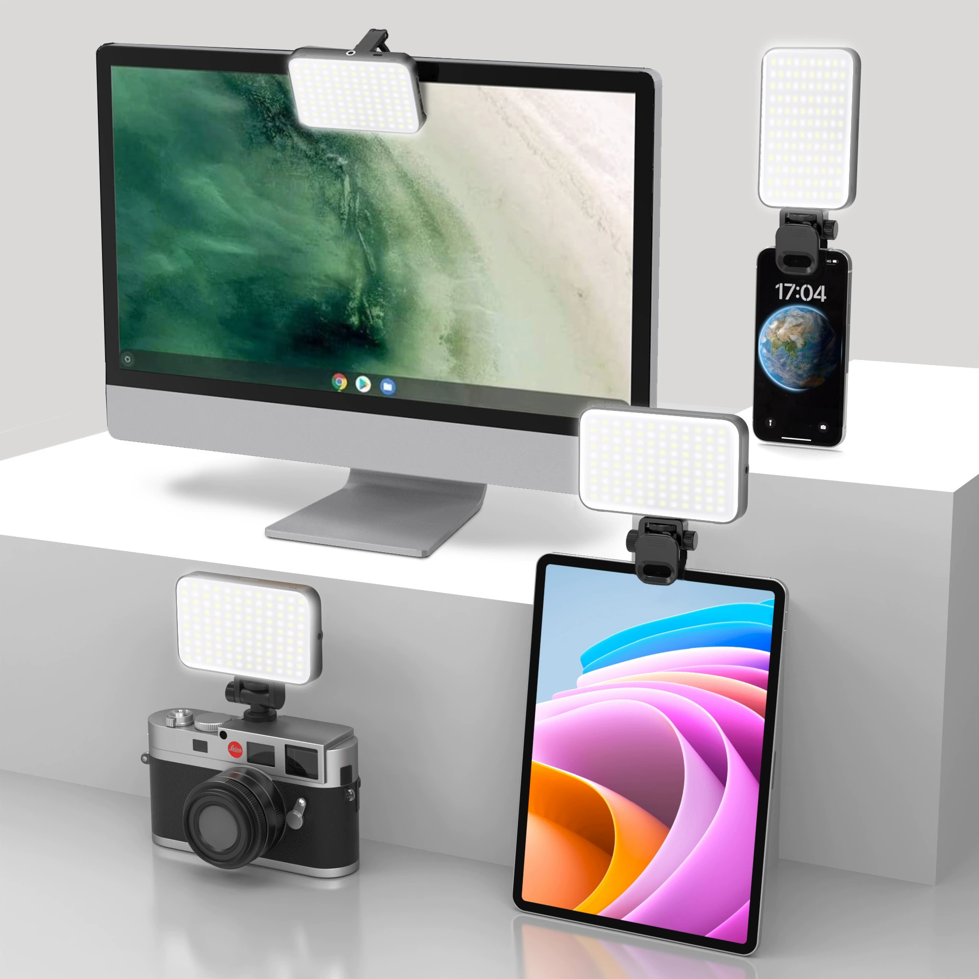 ЖИССН вещный живой стрим смартфон подсветка последнее частное модели L01 портативный карманный свет для освещения фото и зарядки планшета