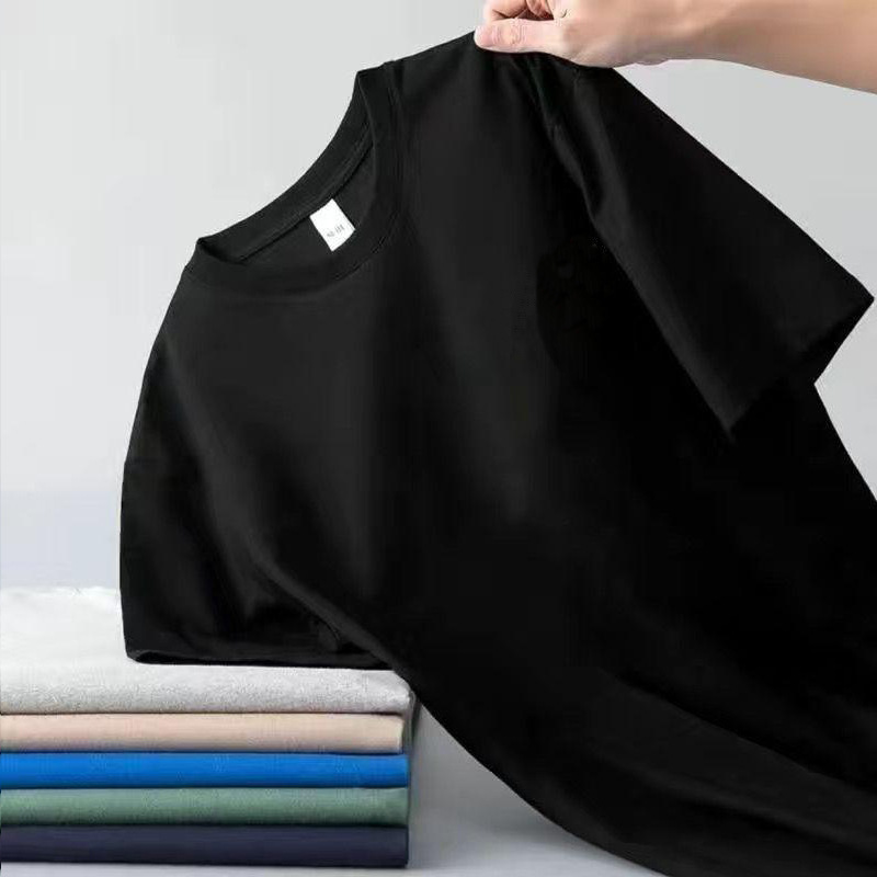 2025 メンズ半袖 Tシャツ夏ボトリングシャツラウンドネック多用途カジュアル無地大きいサイズ Tシャツトレンディなトップホワイト|undefined