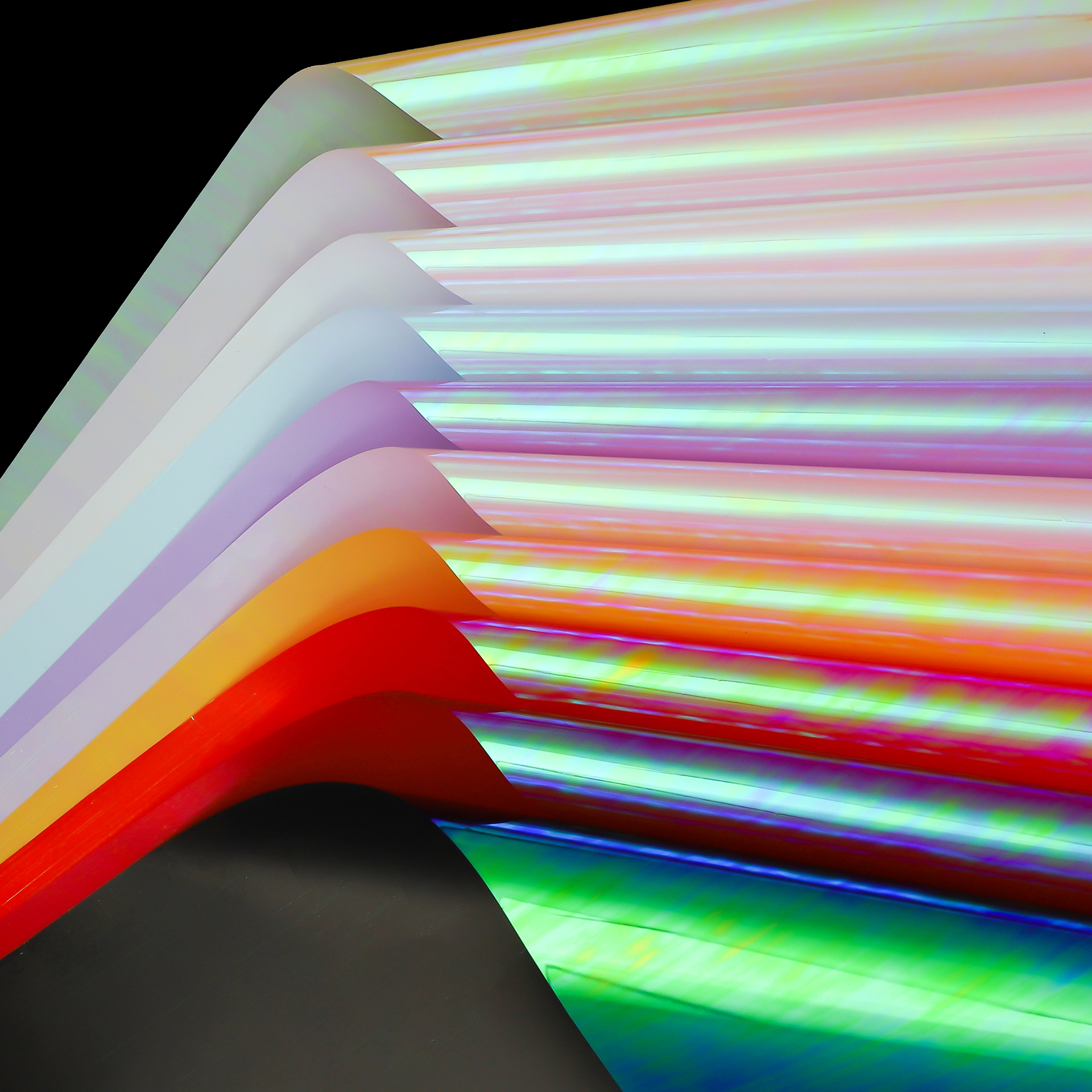 Papel de Regalo para Ramos de Flores, Material de Embalaje para Películas de Cine de Li Zhiran, Papel de Regalo Láser que Cambia de Color