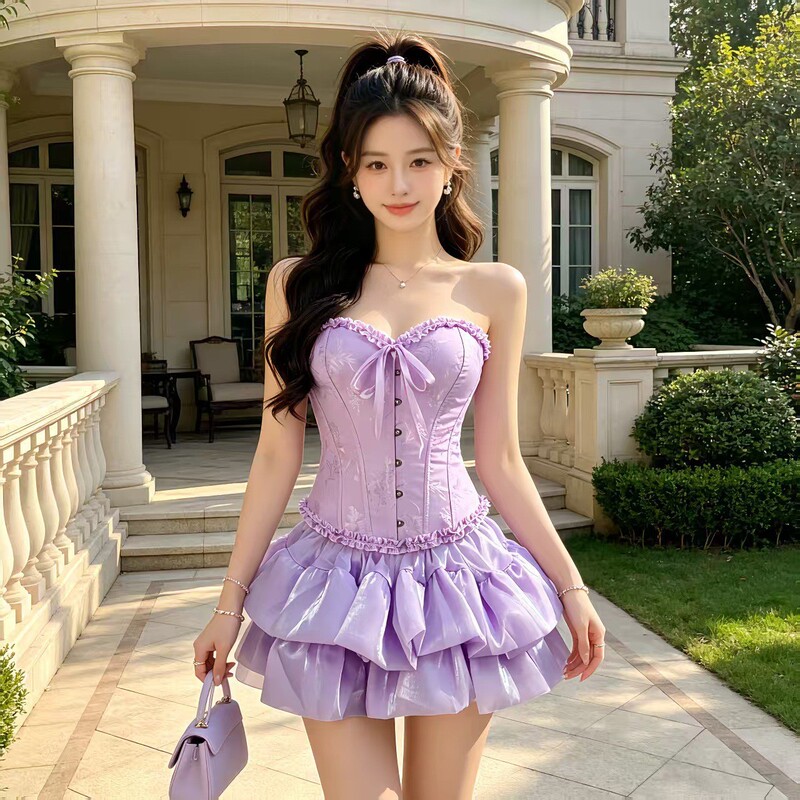 Cross-Border Multi-Color Lace Push-Up Bustier Corset, Court-Style Shapewear, Tummy Control Shapewear, E-Commerce Wholesale Supply Cross-Border Multi-Color Lace Push-Up Bustier Corset, Court-Style Shapewear, Tummy Control Shapewear, E-Commerce Wholesale Supply