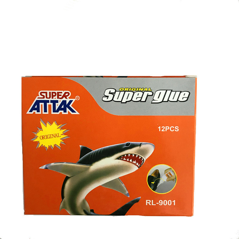 鲨鱼粘木材金属瓷器工艺品玻璃瞬间胶快速固化透明3秒速干强力胶