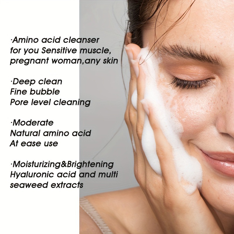 USHAS Hot Selling Pomegranate Hard Tube Cleanser Espuma suave, desengordurante e limpeza facial profunda_voghion.com