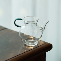 高硼硅耐熱玻璃茶海透明泡茶壺公道杯茶具濾茶分茶器茶具手執壺