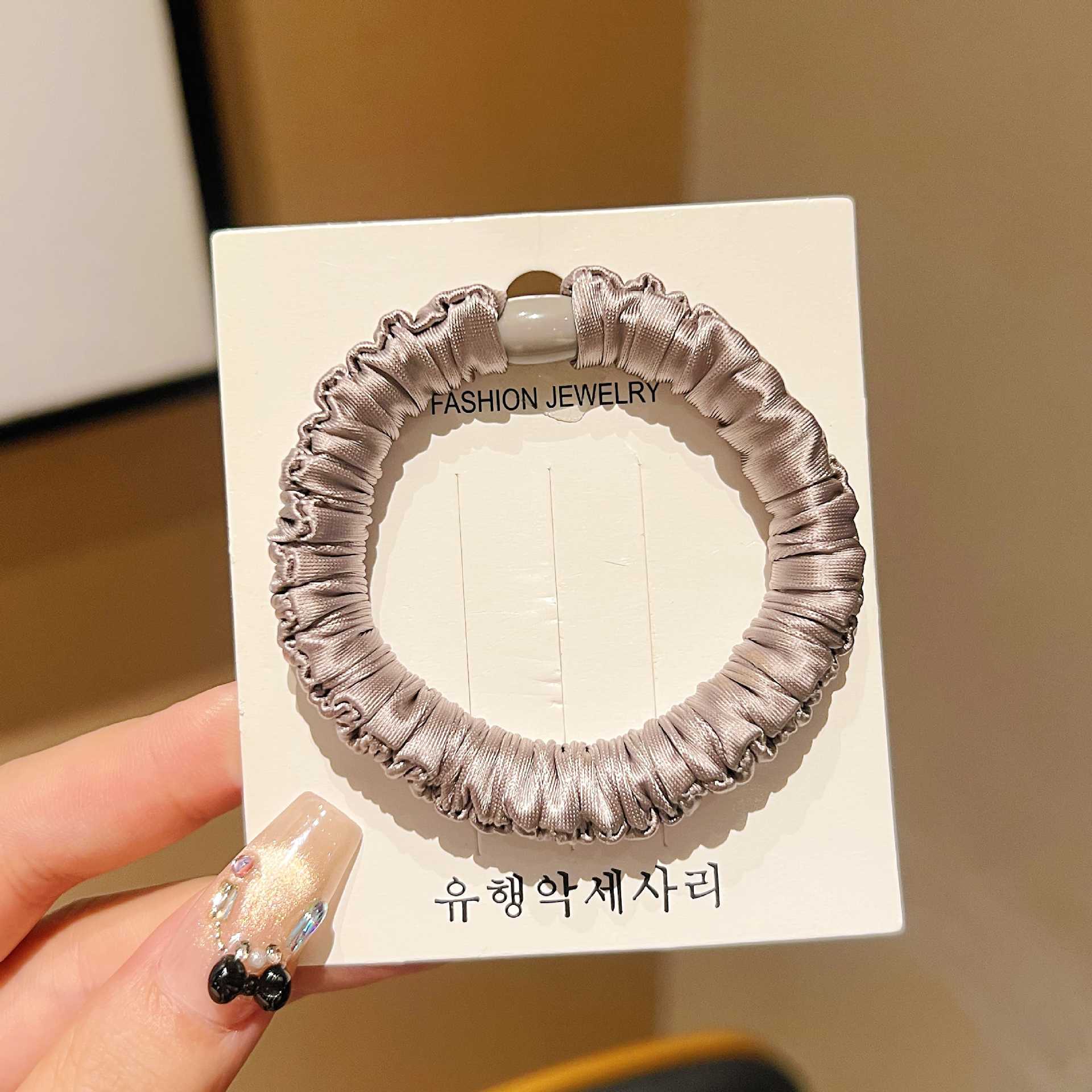 Grey Silver # anillo de pliegue de alta calidad
