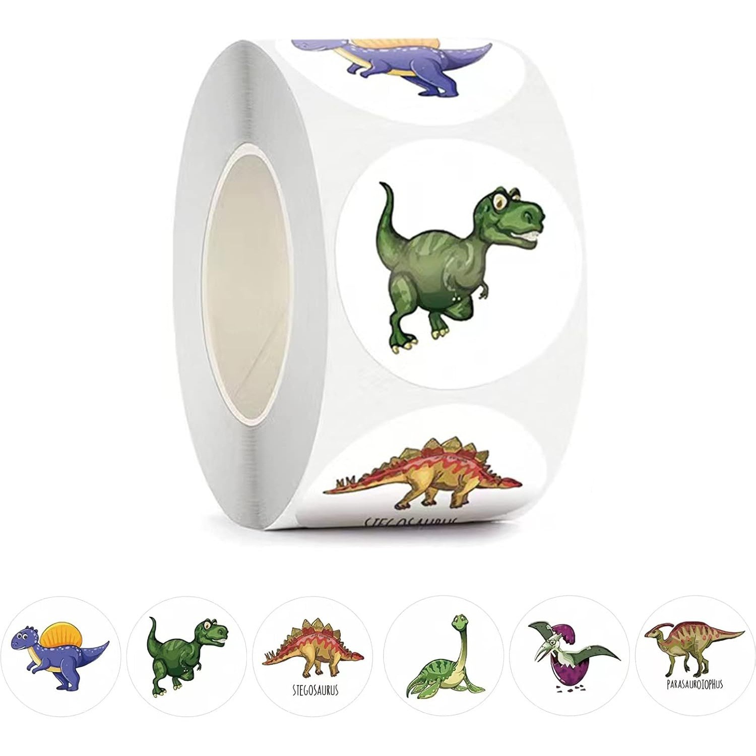 500枚恐龙卡通贴纸儿童奖励学习用品教室家庭使用