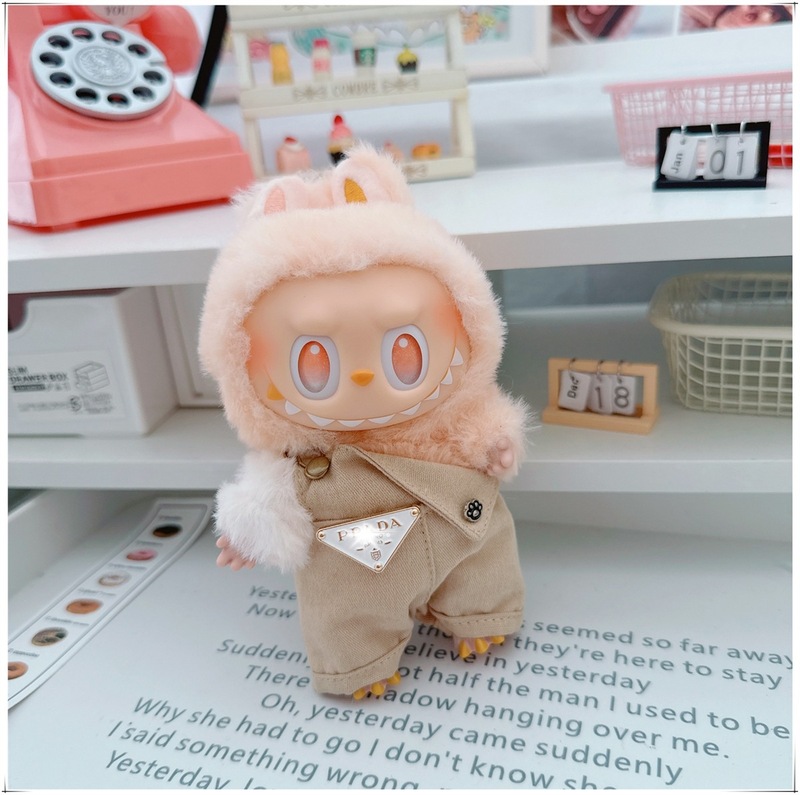第一世代と第二世代のラブブ服ペンダント 17 センチメートルラブブ座りパーティーベビー服人形かわいいスーツ在庫あり|undefined