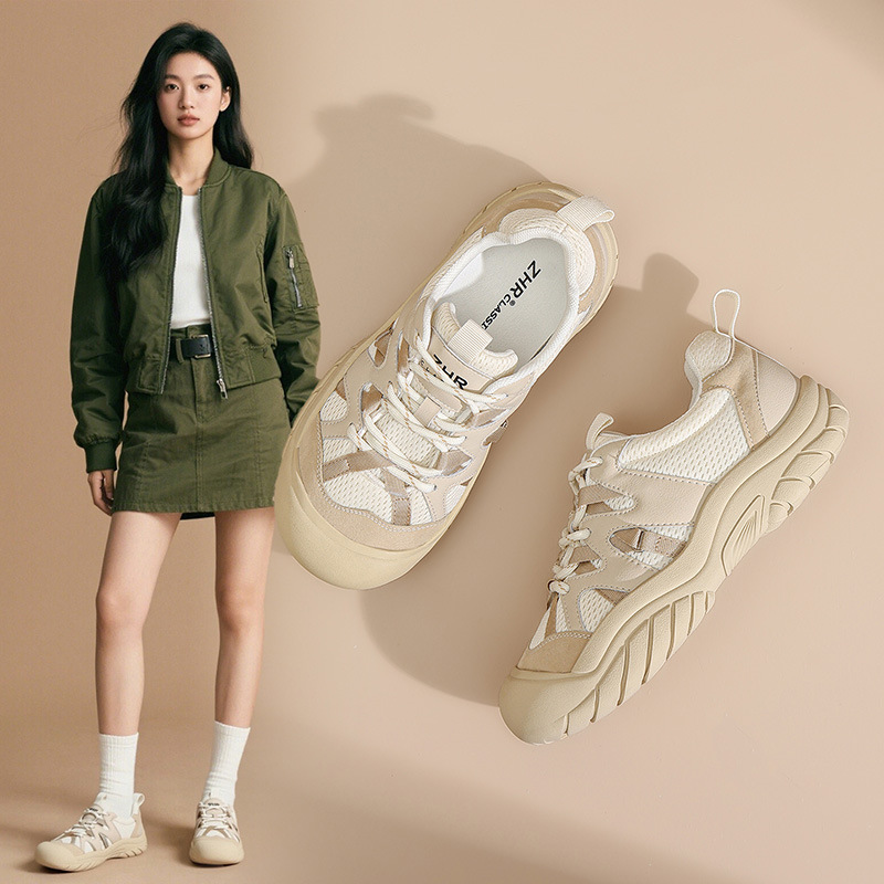 ZHR废土风溯溪鞋女夏季丑萌徒步免系带轻便耐磨户外休闲运动鞋ins|undefined