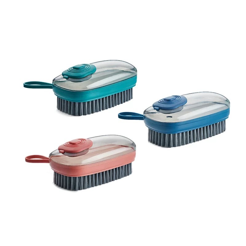 Cross-Border New Automatic Liquid-Added Laundry Brush, Coat Brush, Multi-Functional Household Shoe Brush, Soft-Bristled Cleaning Brush Wholesale