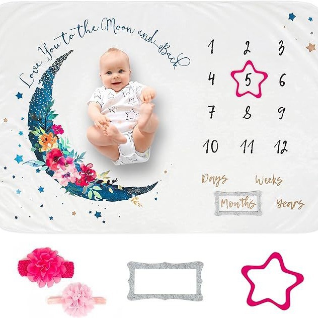 Amazon popular bebé cumpleaños manta coral polar franela manta niños bolsa manta transfronteriza